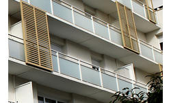 Brise-vues aluminium fixes et coulissants mod&egrave;le &Eacute;LIAL